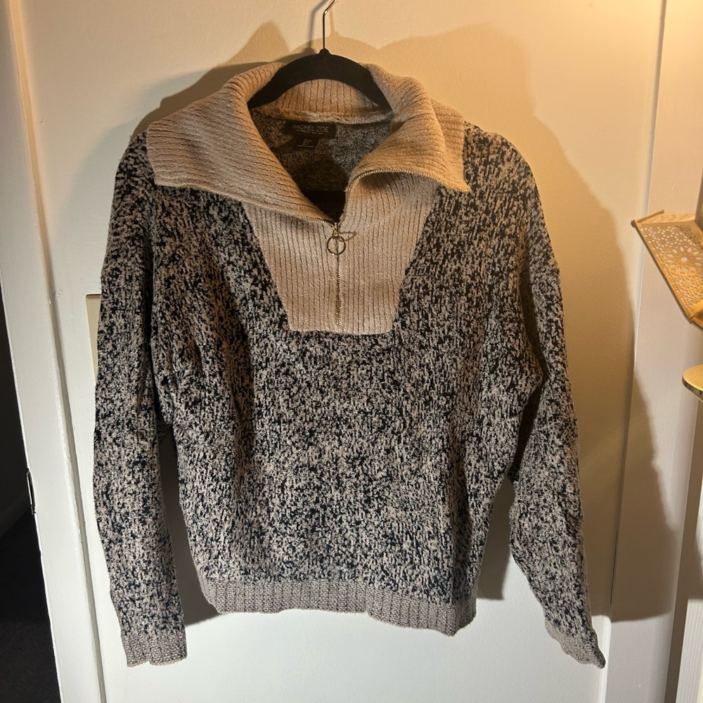 Quarter zip sweater